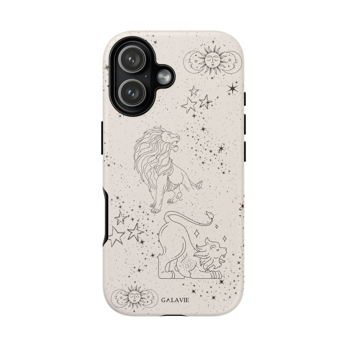 Leo Zodiac Phone Case – Cream