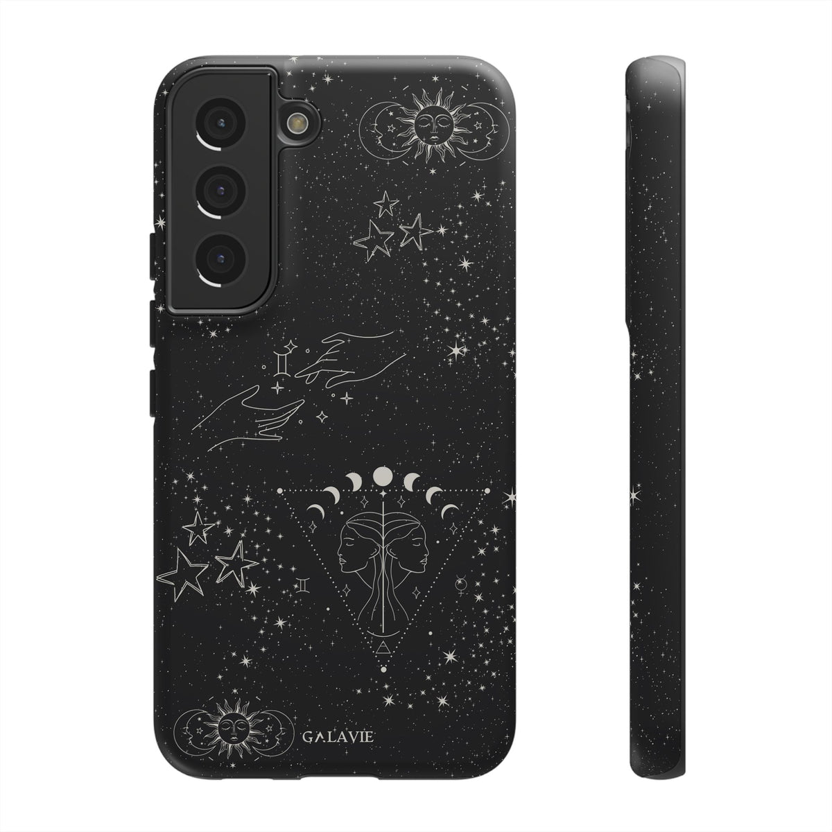 Gemini Zodiac Phone Case – Noir