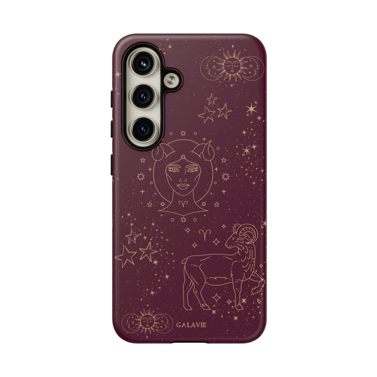 Aries Zodiac Phone Case – Merlot