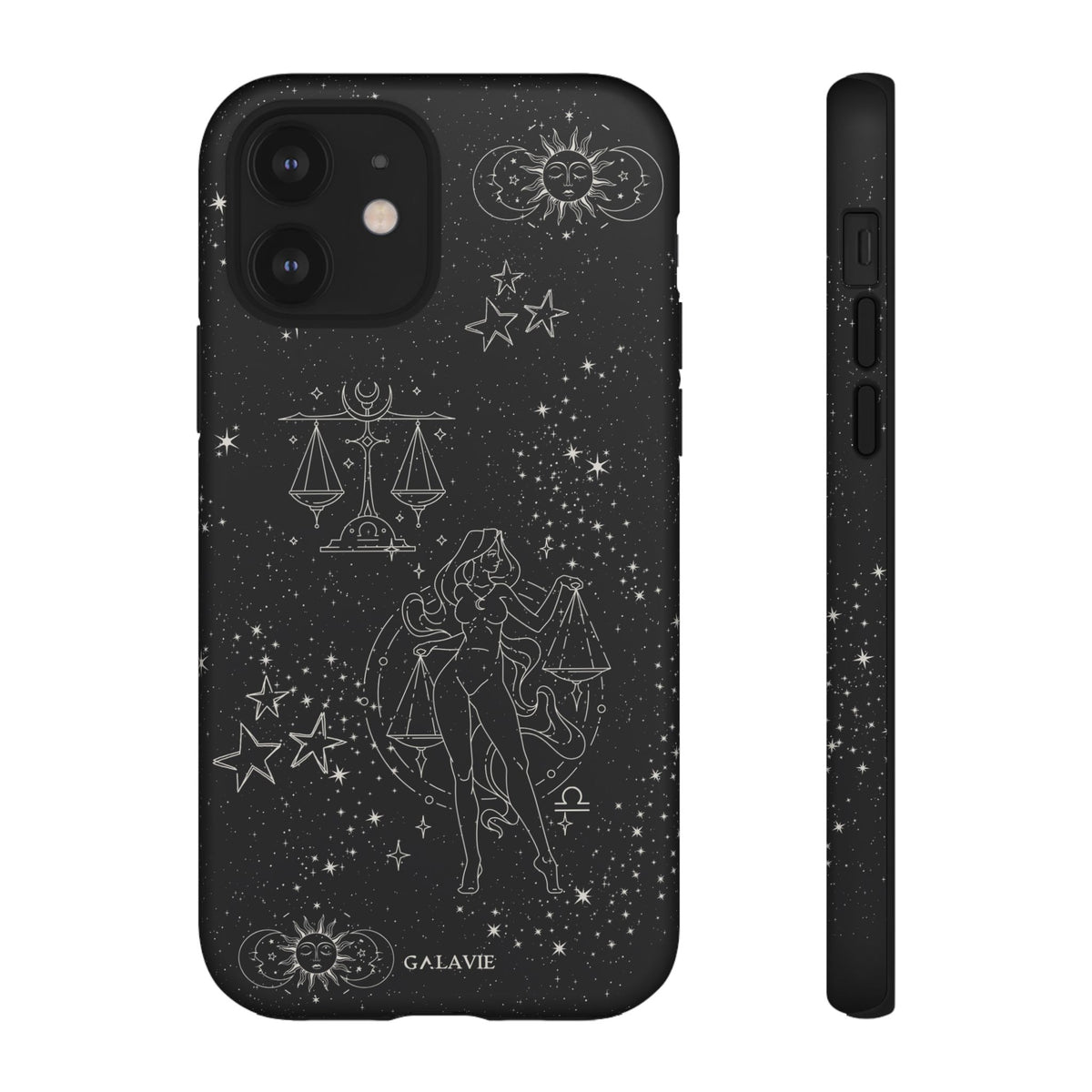 Libra Zodiac Phone Case – Noir