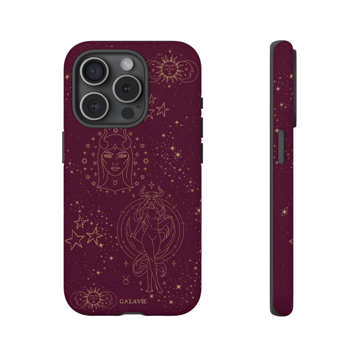 Taurus Zodiac Phone Case – Merlot