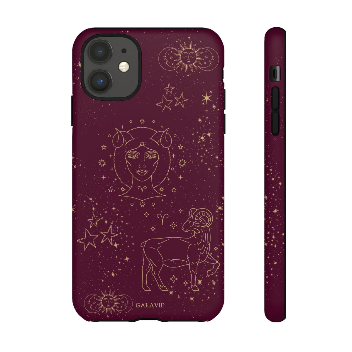 Aries Zodiac Phone Case – Merlot