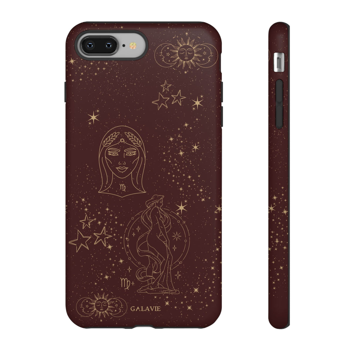 Virgo Zodiac Phone Case – Chocolate