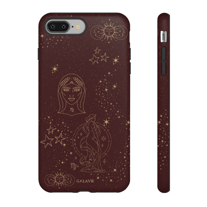 Virgo Zodiac Phone Case – Chocolate