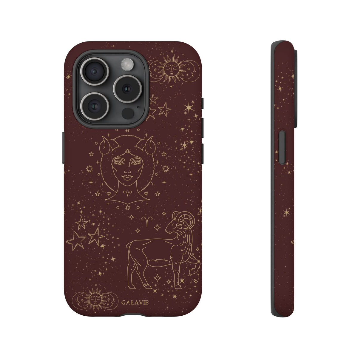 Aries Zodiac Phone Case – Chocolate