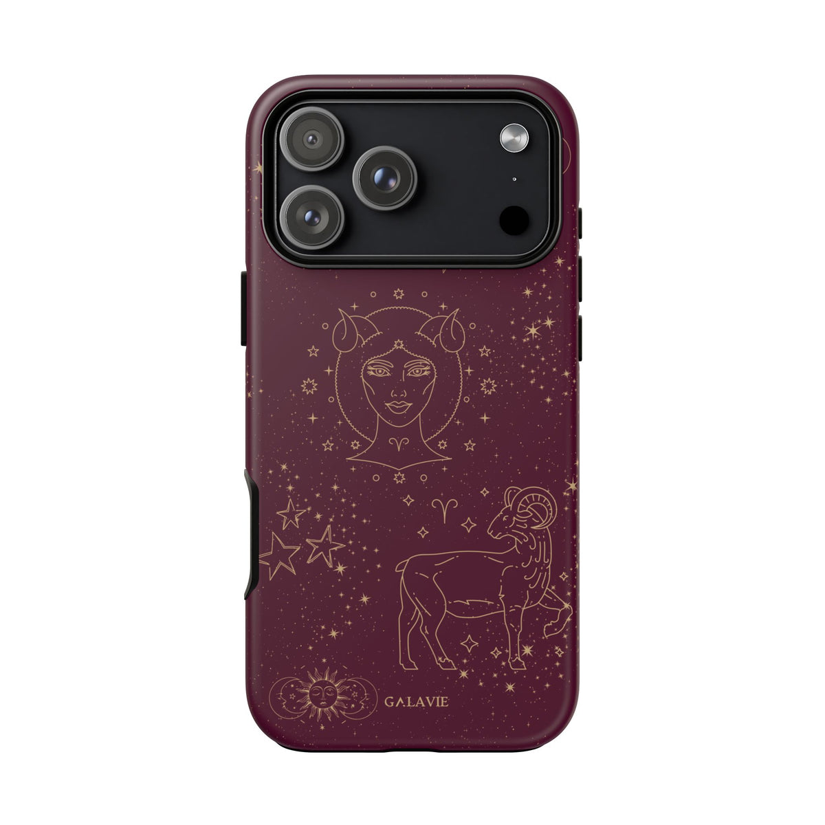 Aries Zodiac Phone Case – Merlot