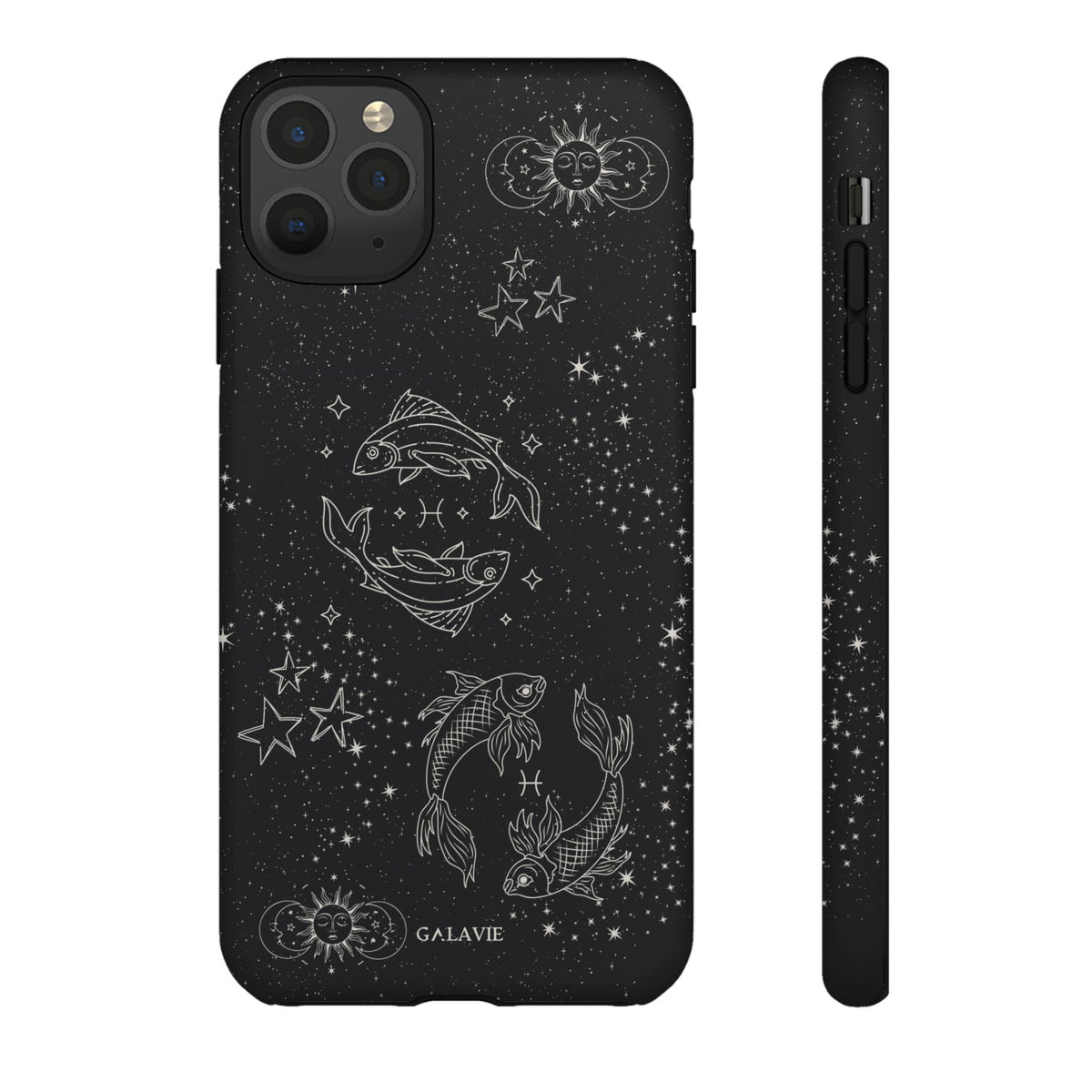 Pisces Zodiac Phone Case – Noir