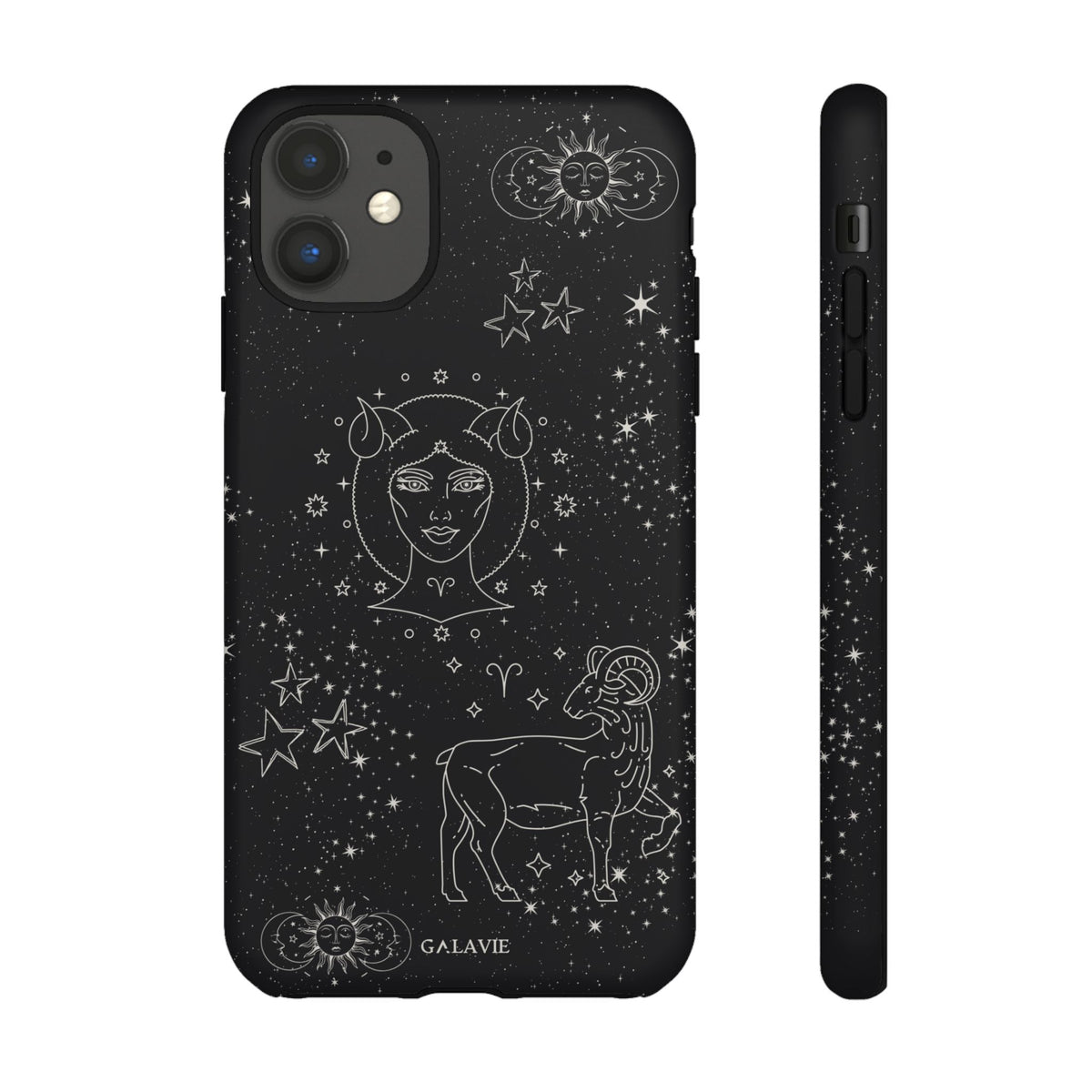 Aries Zodiac Phone Case – Noir