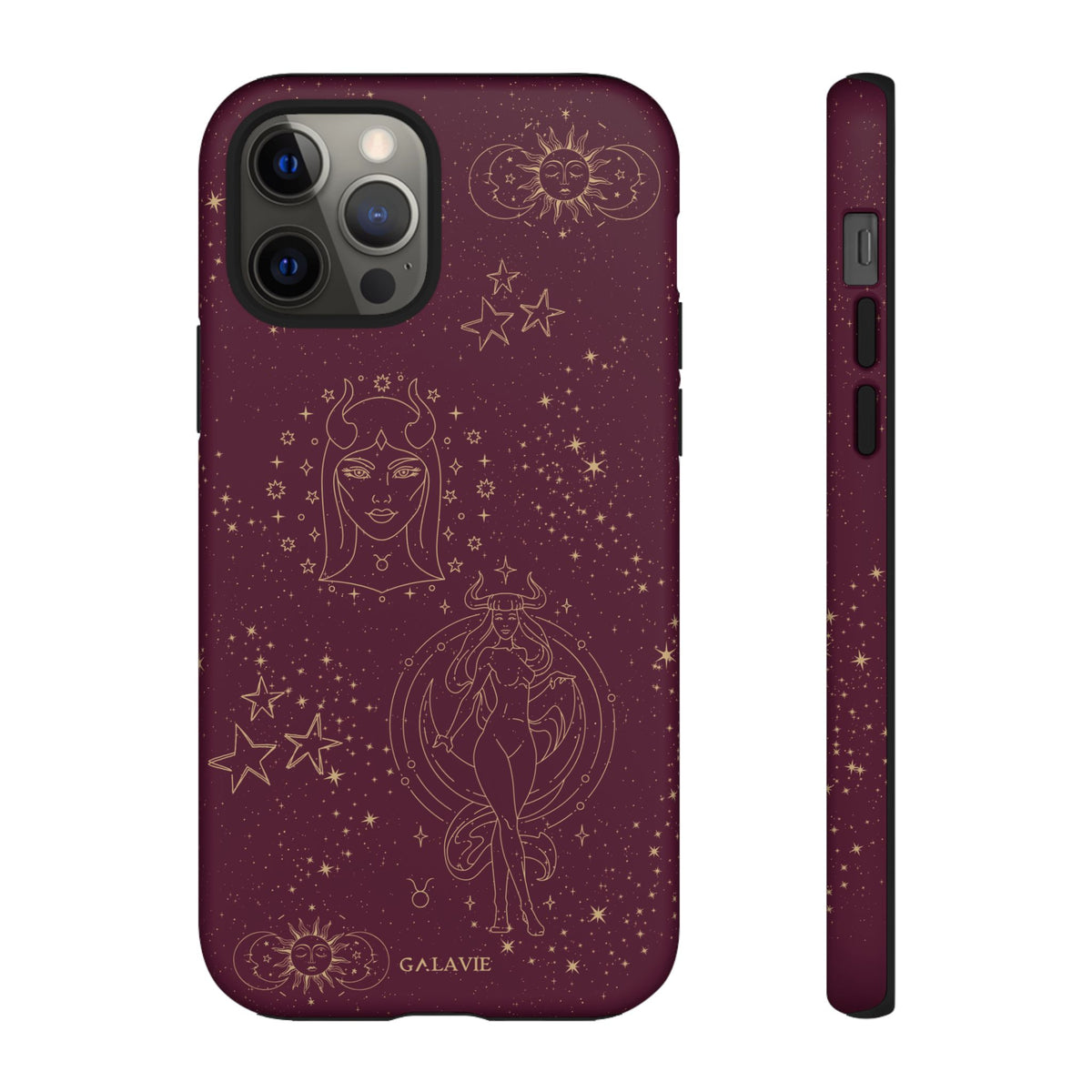 Taurus Zodiac Phone Case – Merlot