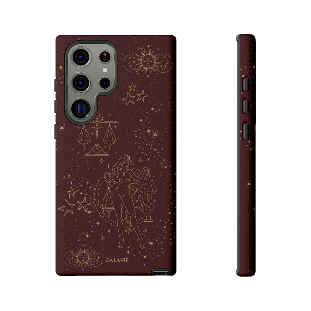 Libra Zodiac Phone Case – Chocolate