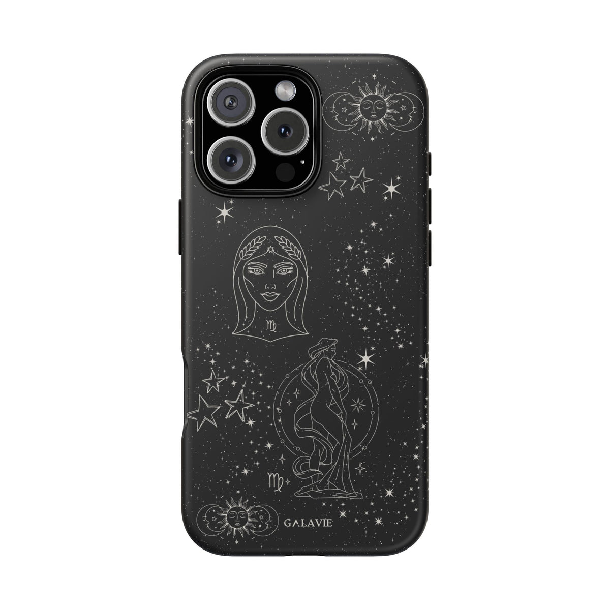Virgo Zodiac Phone Case – Noir