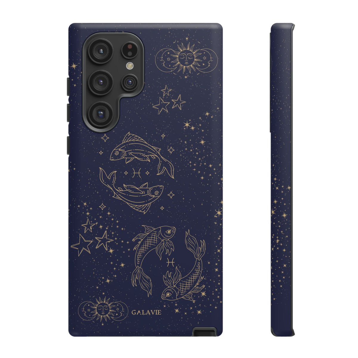 Pisces Zodiac Phone Case – Navy