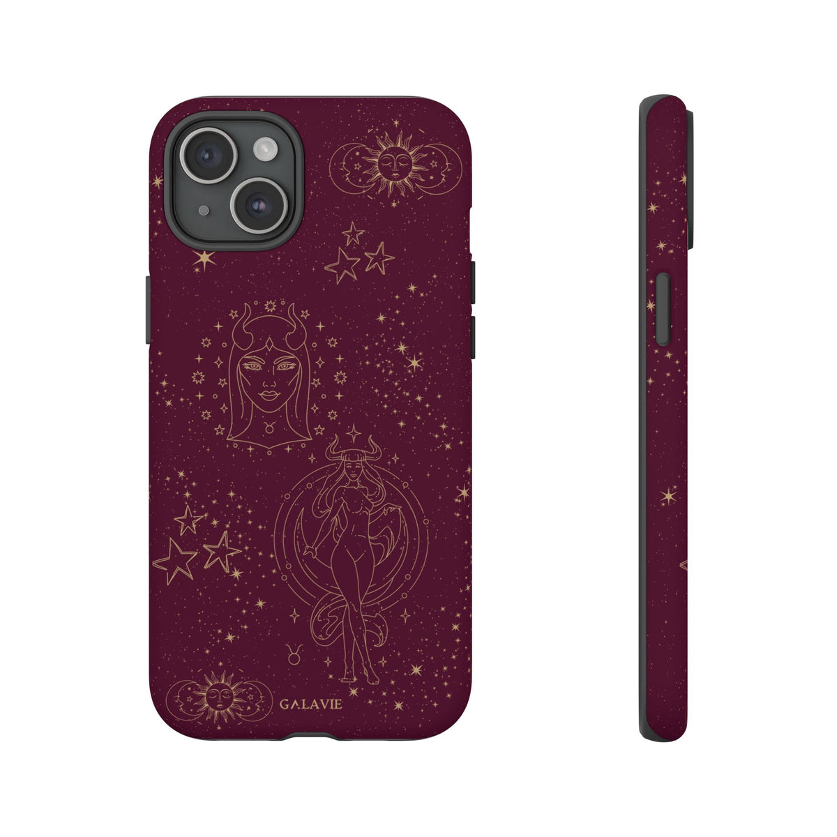 Taurus Zodiac Phone Case – Merlot