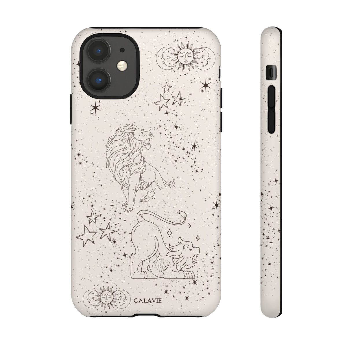 Leo Zodiac Phone Case – Cream