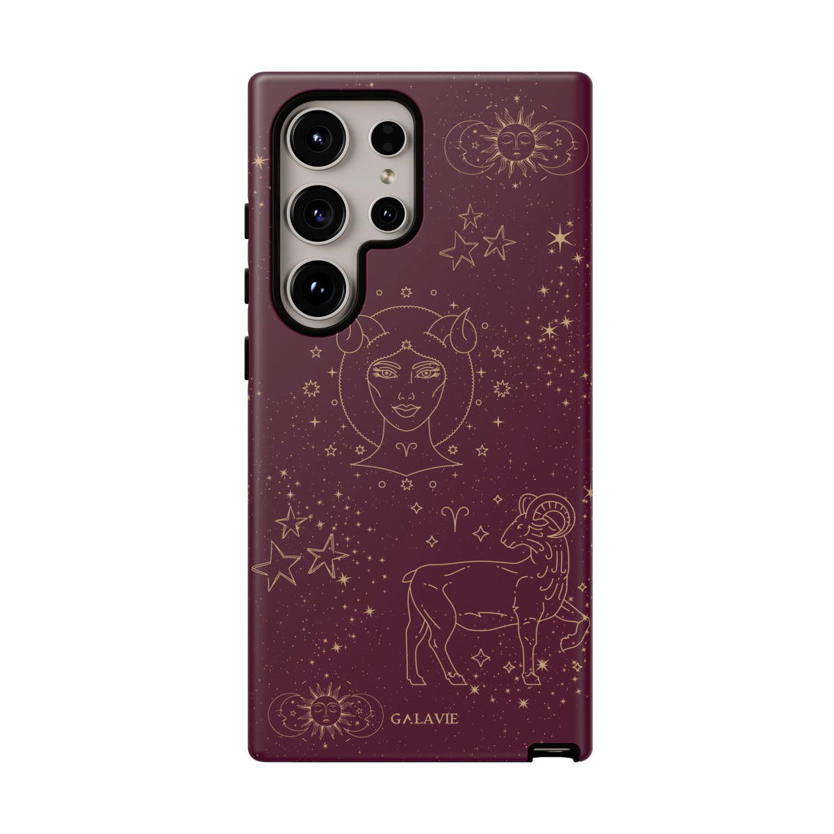 Aries Zodiac Phone Case – Merlot