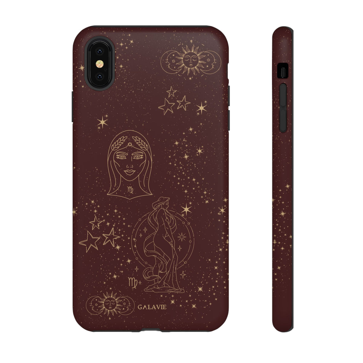 Virgo Zodiac Phone Case – Chocolate