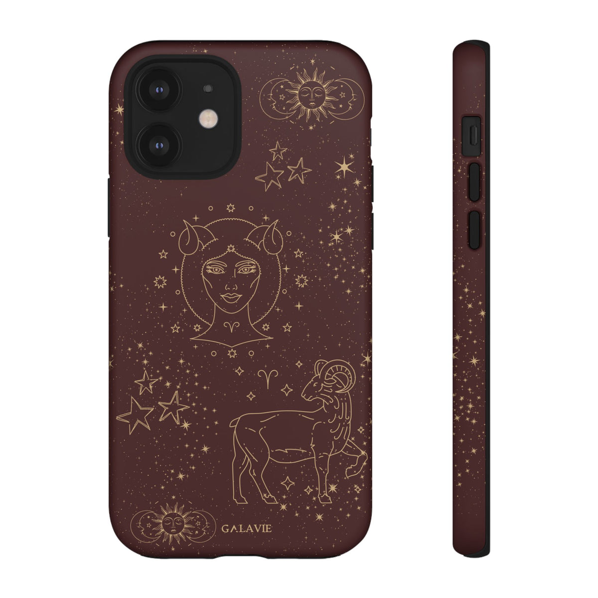 Aries Zodiac Phone Case – Chocolate