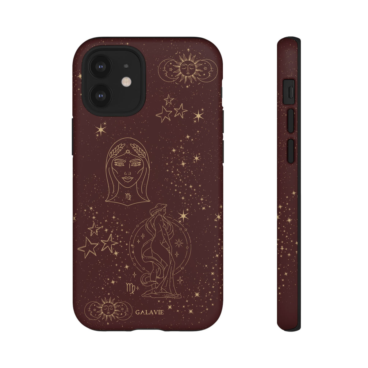 Virgo Zodiac Phone Case – Chocolate