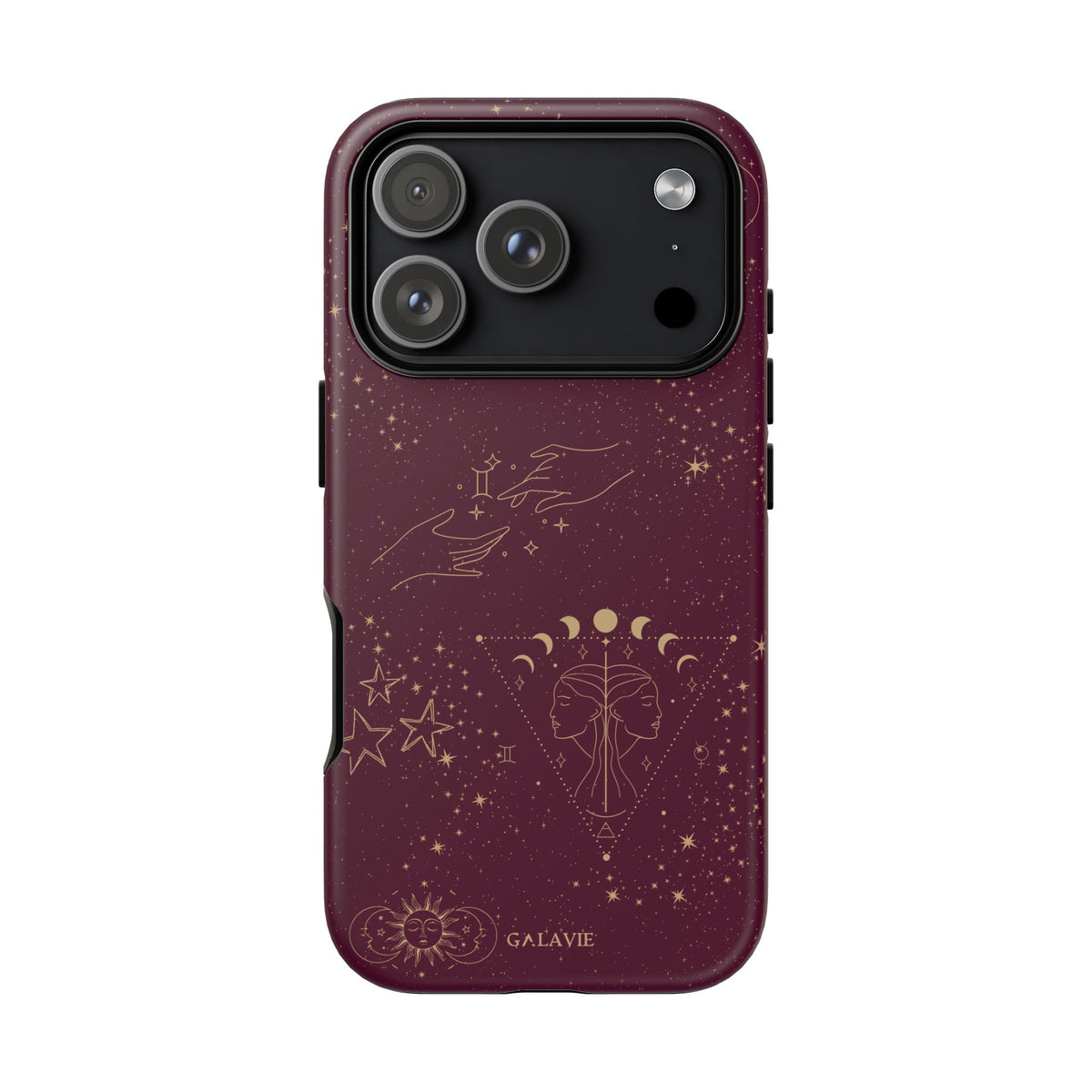 Gemini Zodiac Phone Case – Merlot