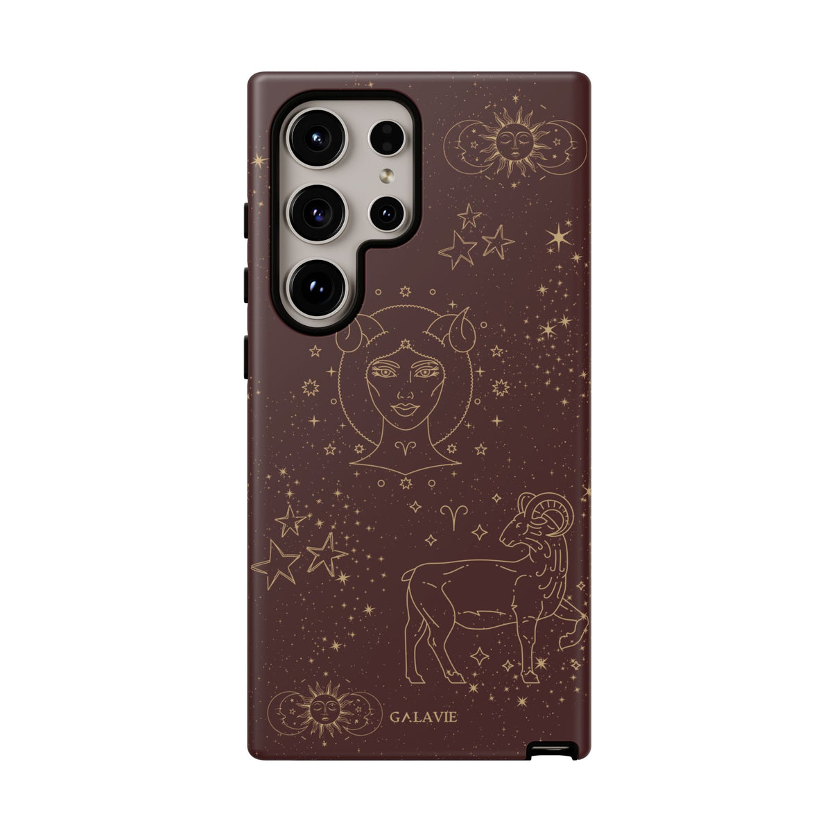 Aries Zodiac Phone Case – Chocolate