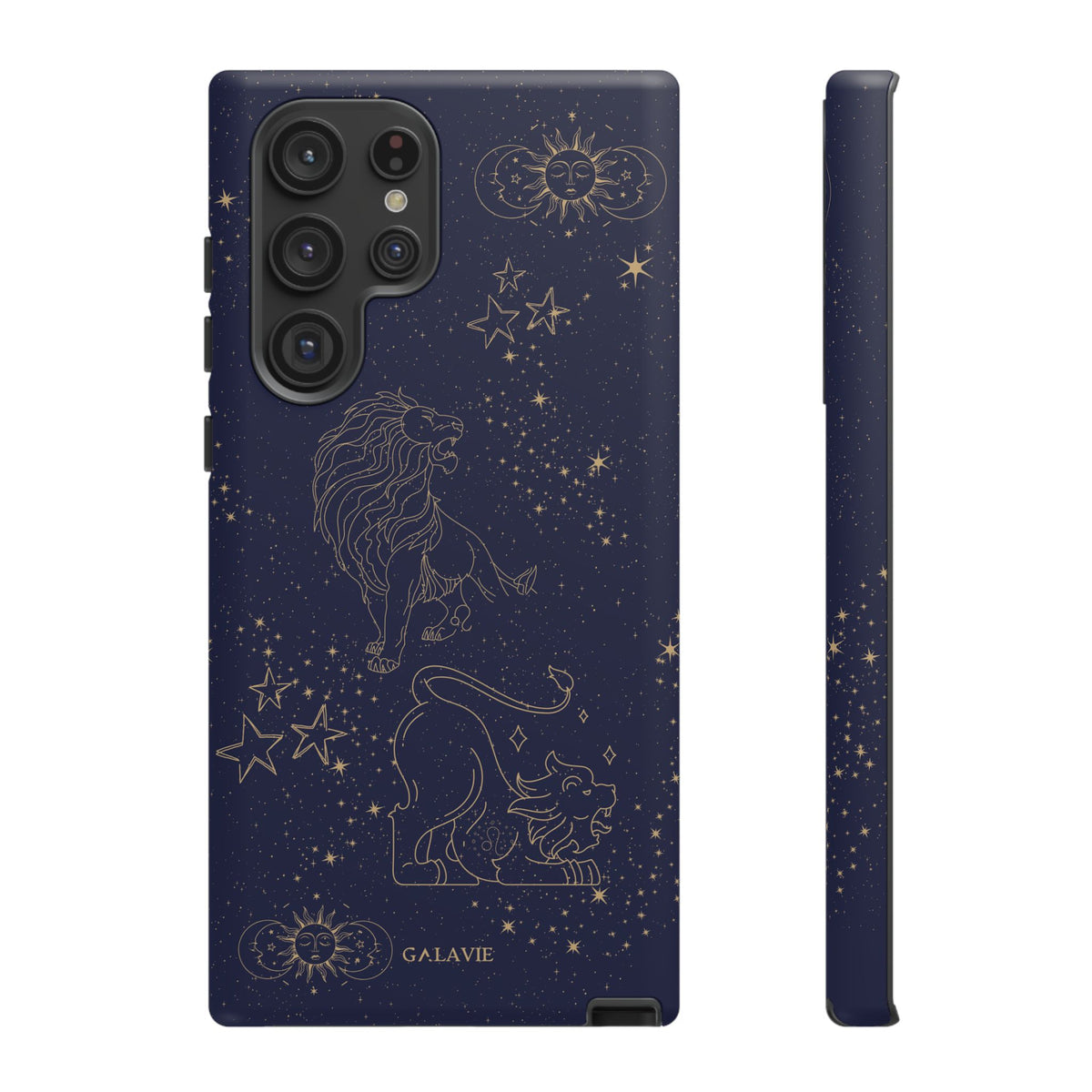 Leo Zodiac Phone Case – Navy
