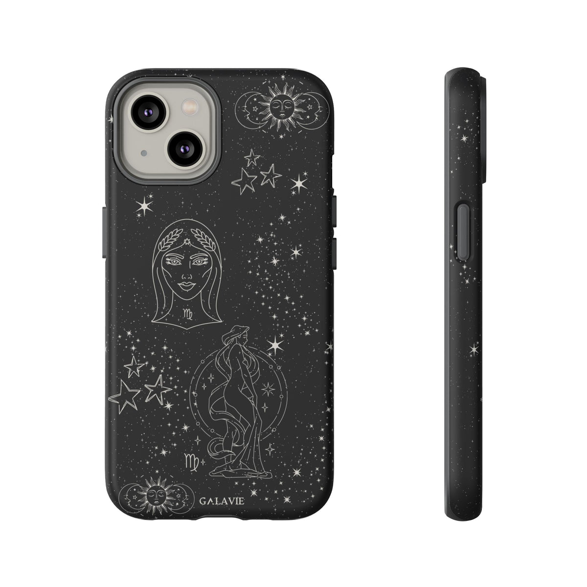 Virgo Zodiac Phone Case – Noir
