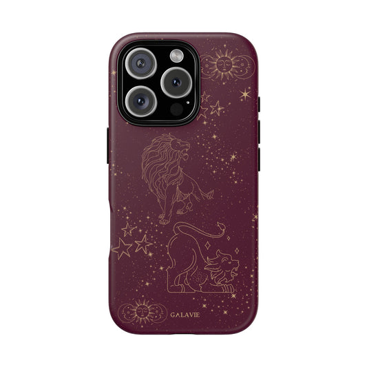 Leo Zodiac Phone Case – Merlot