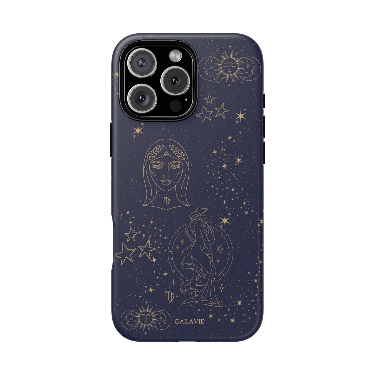 Virgo Zodiac Phone Case – Navy