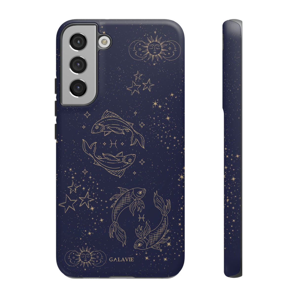 Pisces Zodiac Phone Case – Navy