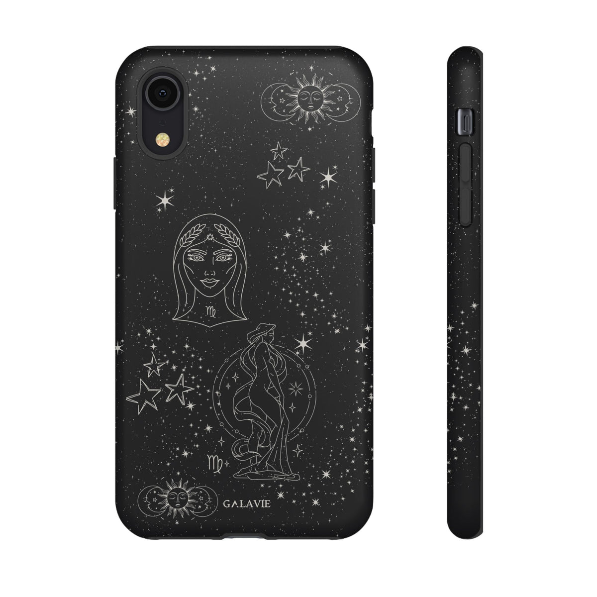 Virgo Zodiac Phone Case – Noir