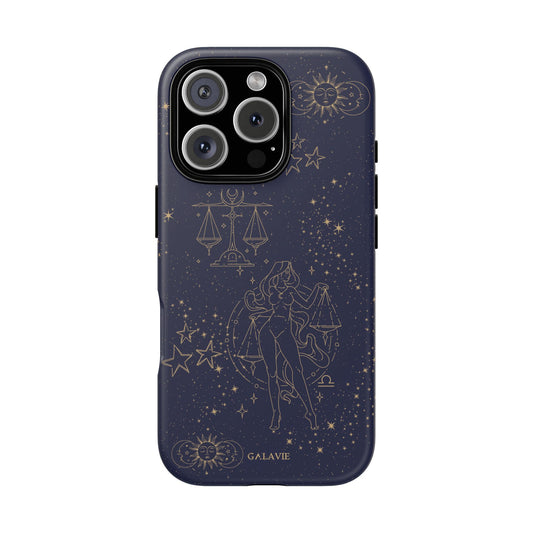 Libra Zodiac Phone Case – Navy