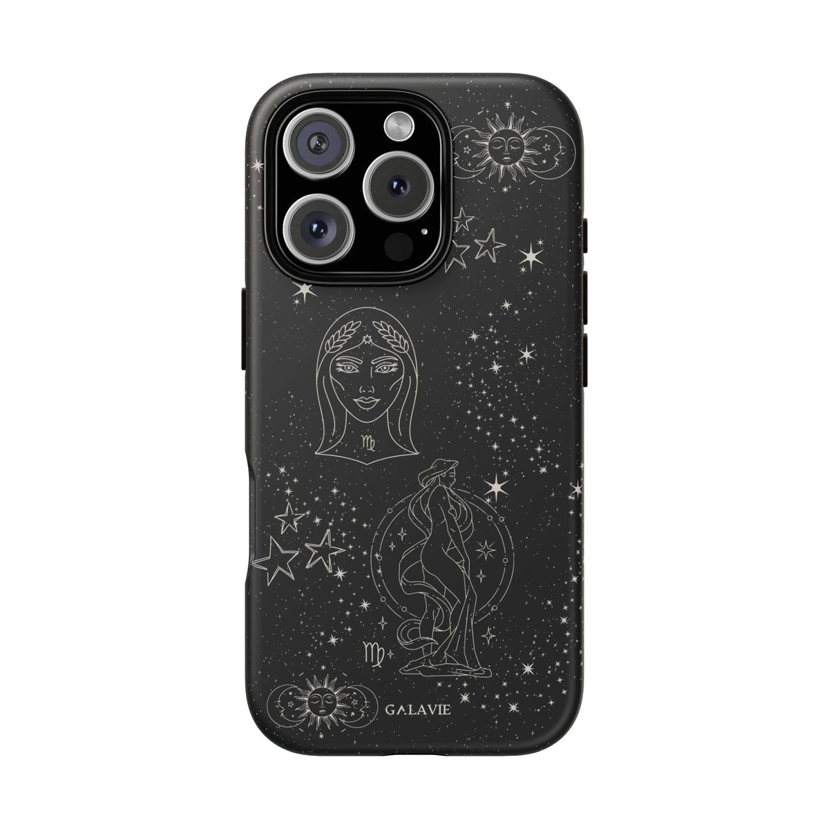 Virgo Zodiac Phone Case – Noir