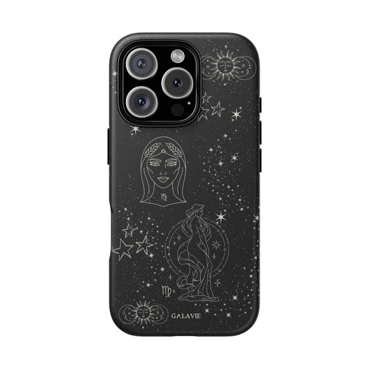 Virgo Zodiac Phone Case – Noir