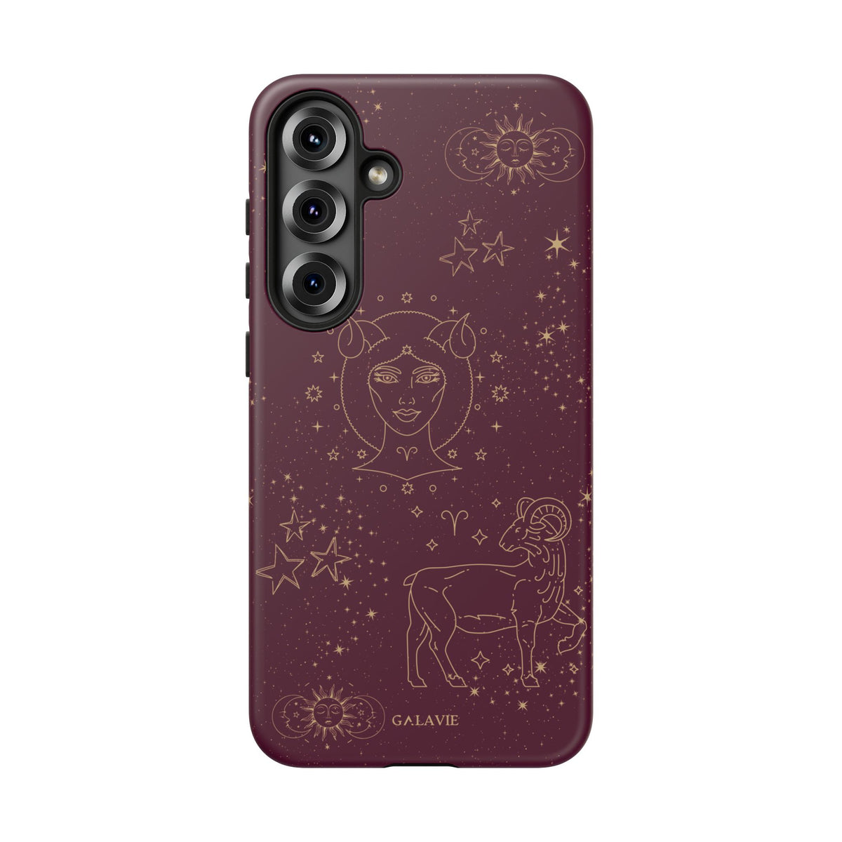 Aries Zodiac Phone Case – Merlot