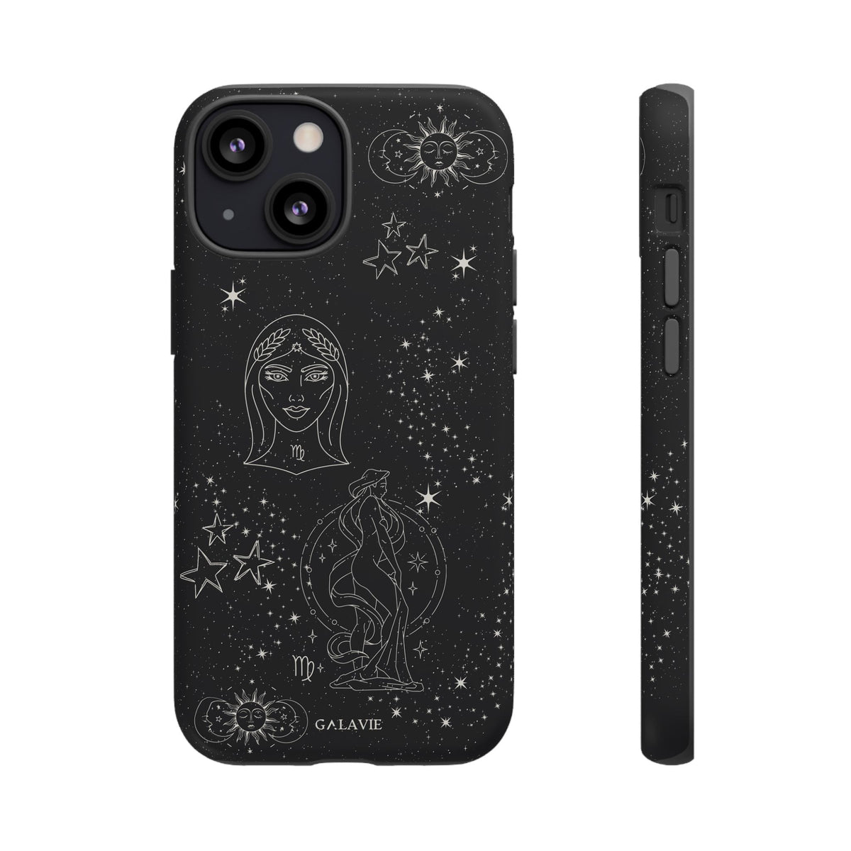 Virgo Zodiac Phone Case – Noir