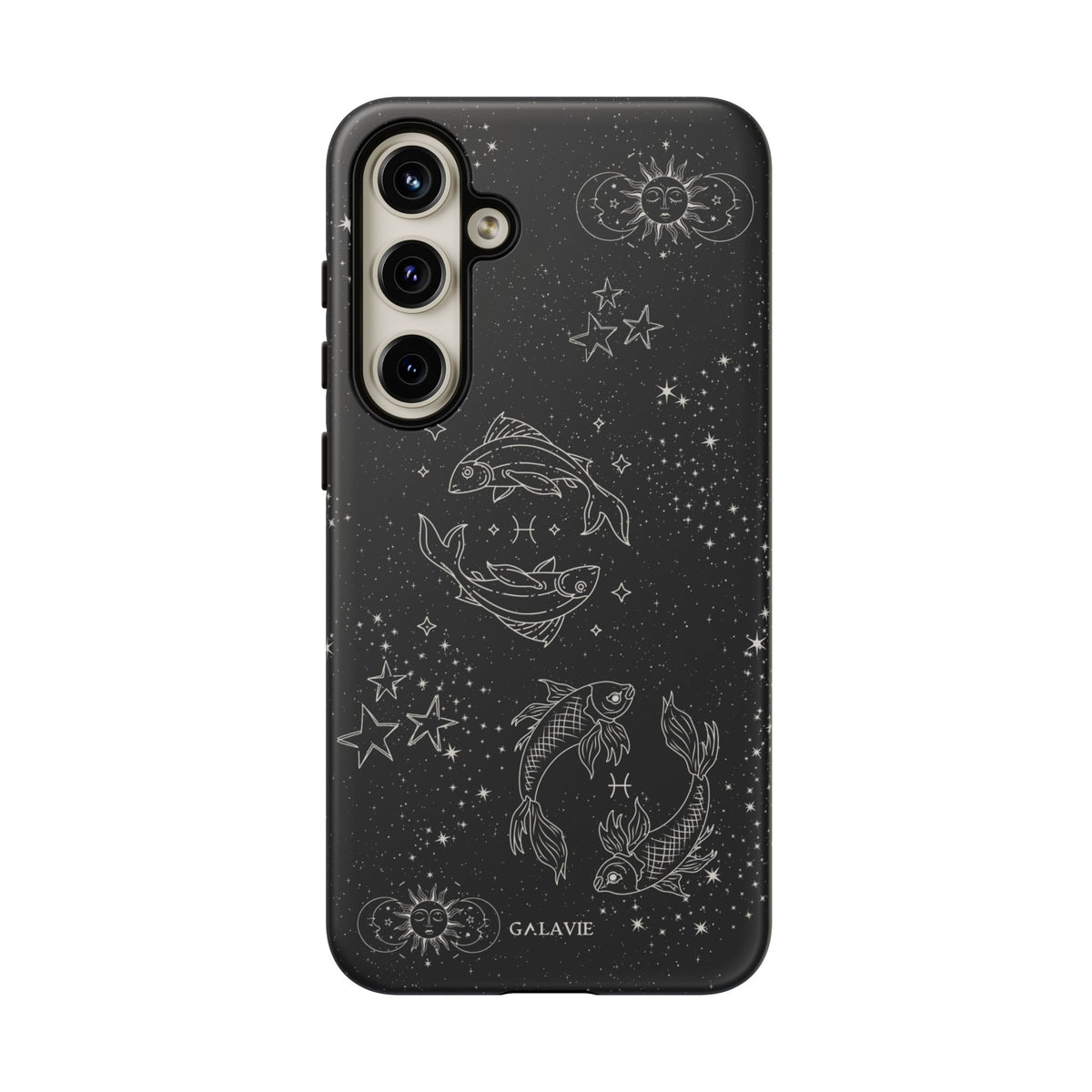 Pisces Zodiac Phone Case – Noir