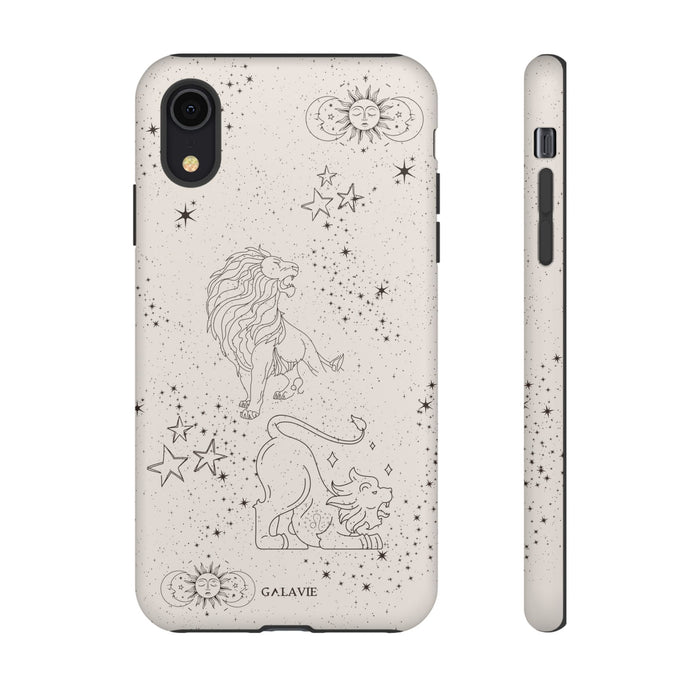 Leo Zodiac Phone Case – Cream