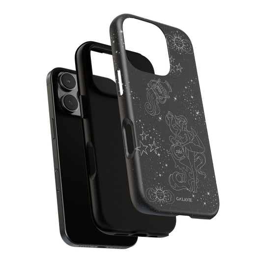 Aquarius Zodiac Phone Case – Noir