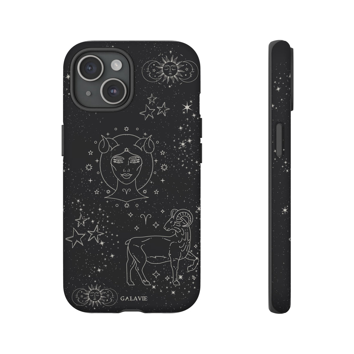 Aries Zodiac Phone Case – Noir