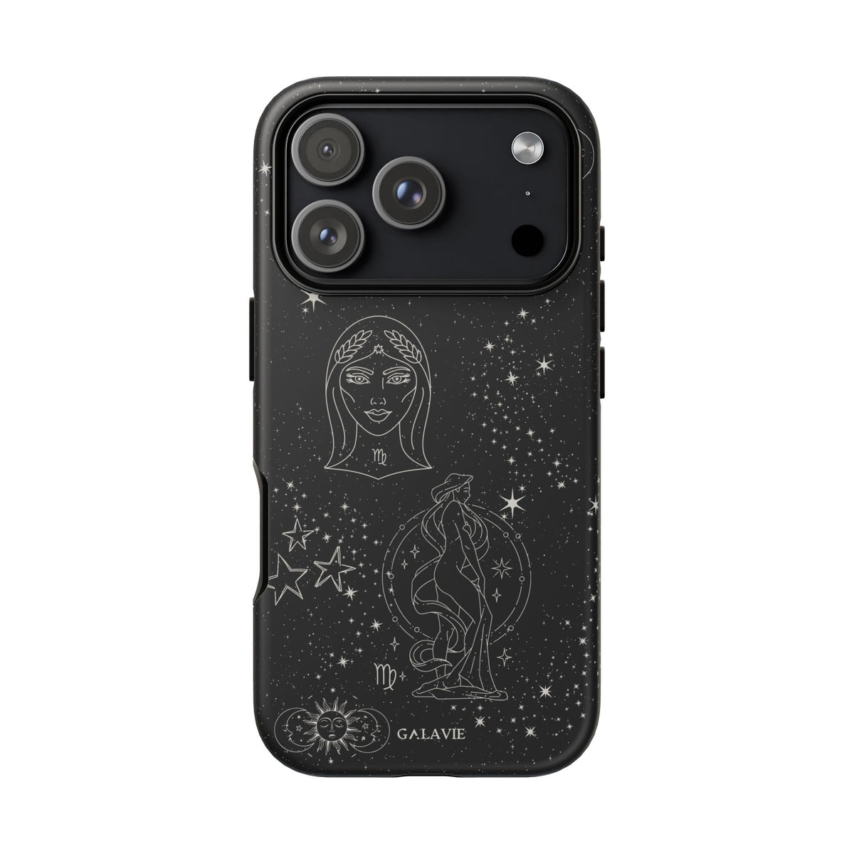 Virgo Zodiac Phone Case – Noir