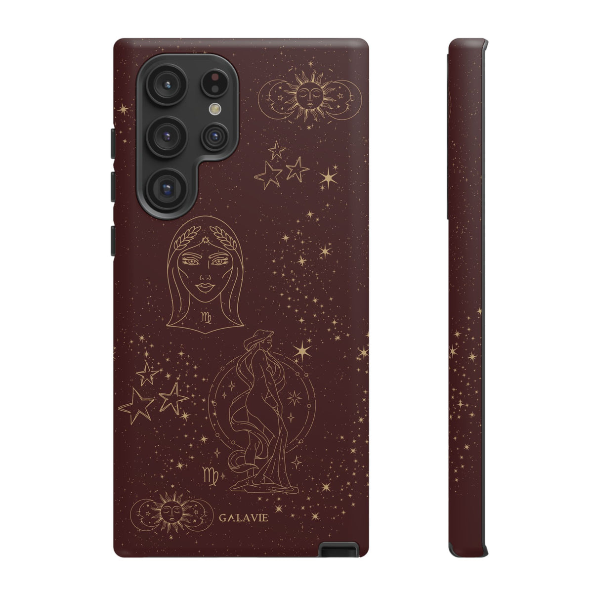 Virgo Zodiac Phone Case – Chocolate