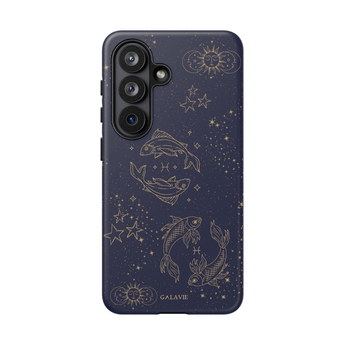 Pisces Zodiac Phone Case – Navy