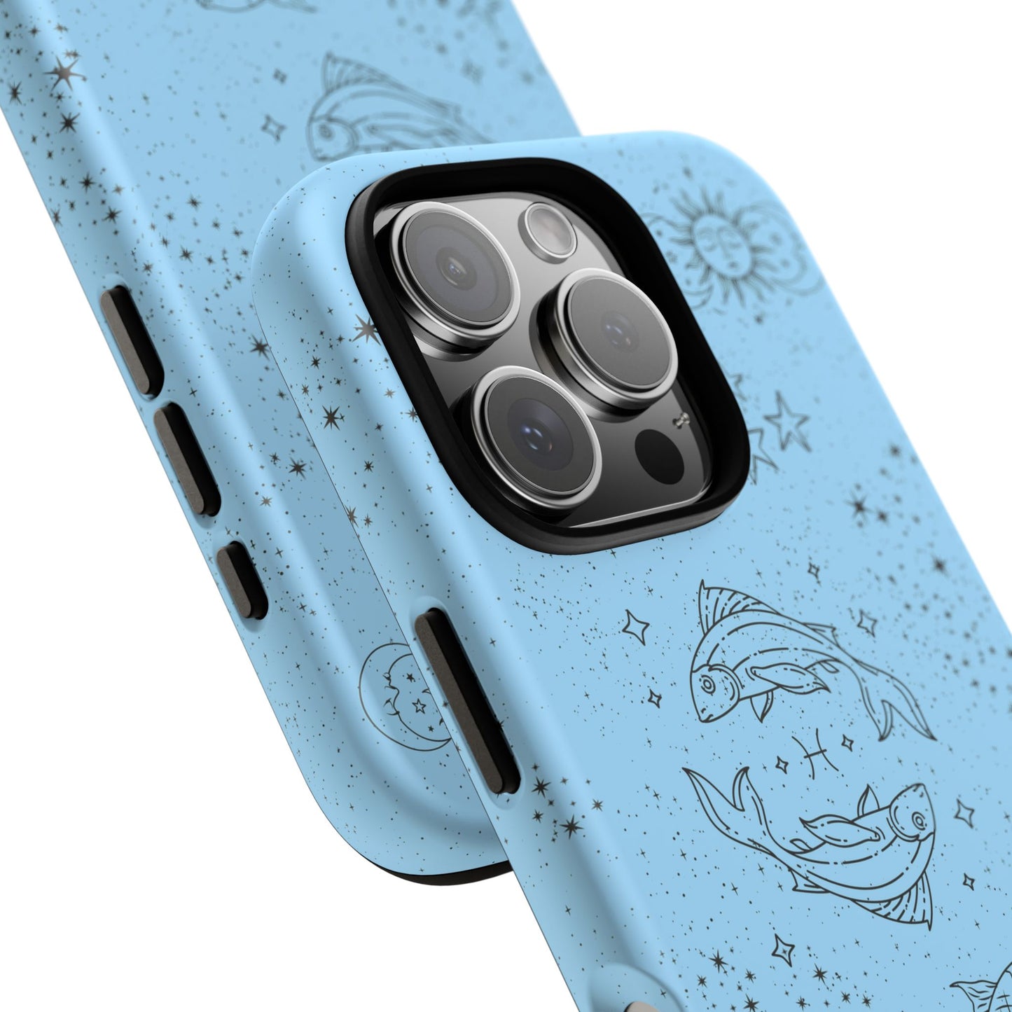 Zodiac Pisces Phone Case — Astrological Celestial Matte Protective Case