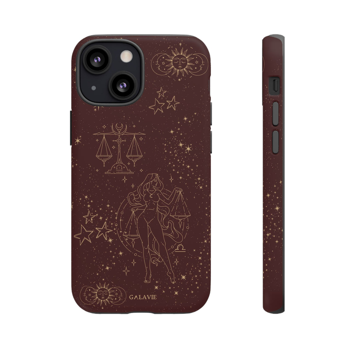 Libra Zodiac Phone Case – Chocolate