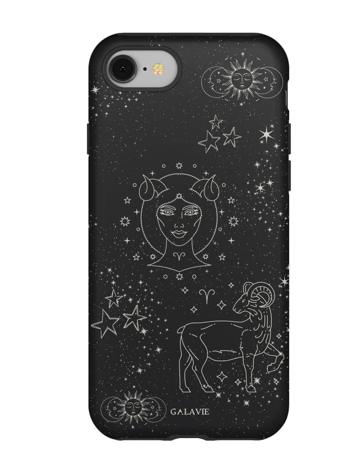 Aries Zodiac Phone Case – Noir