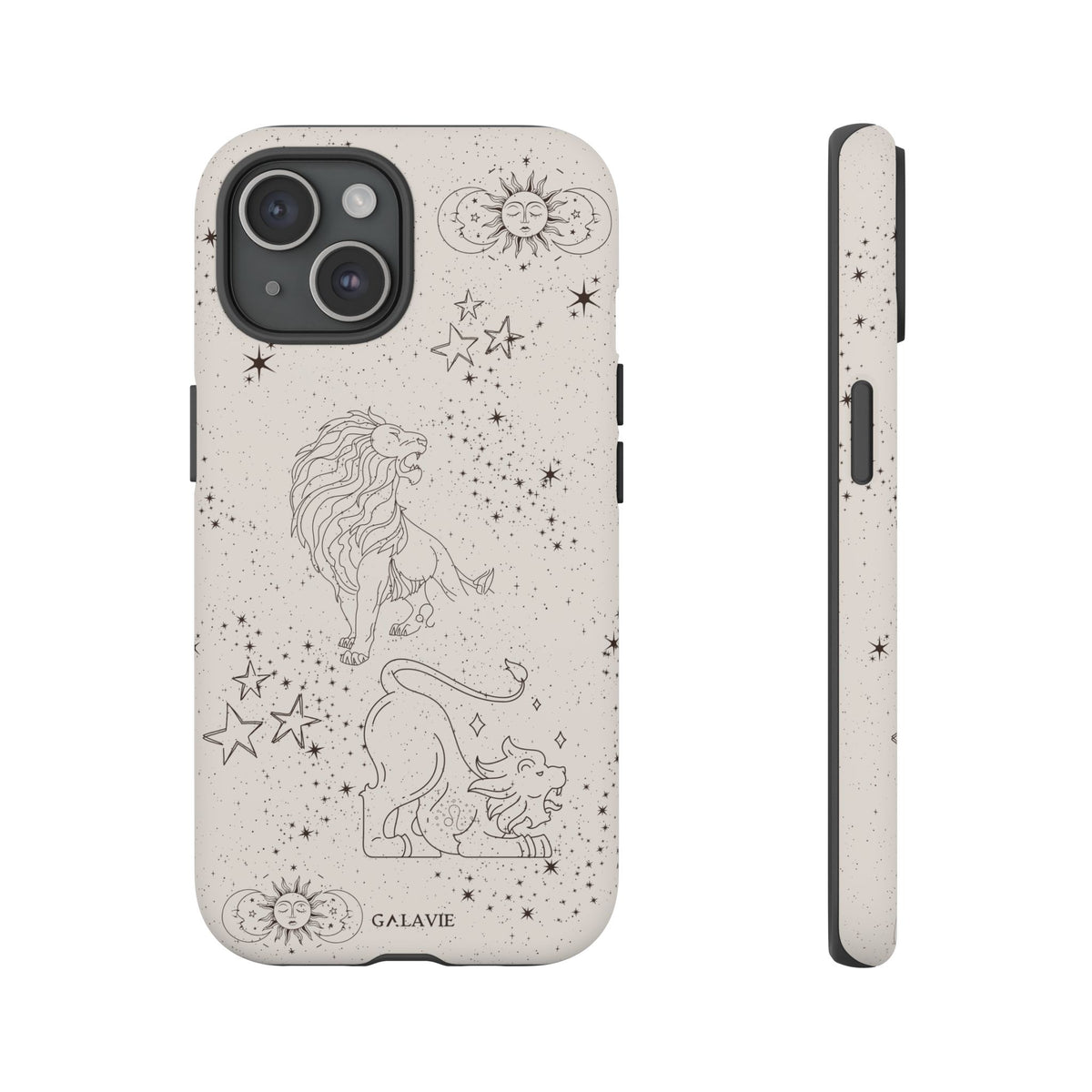 Leo Zodiac Phone Case – Cream
