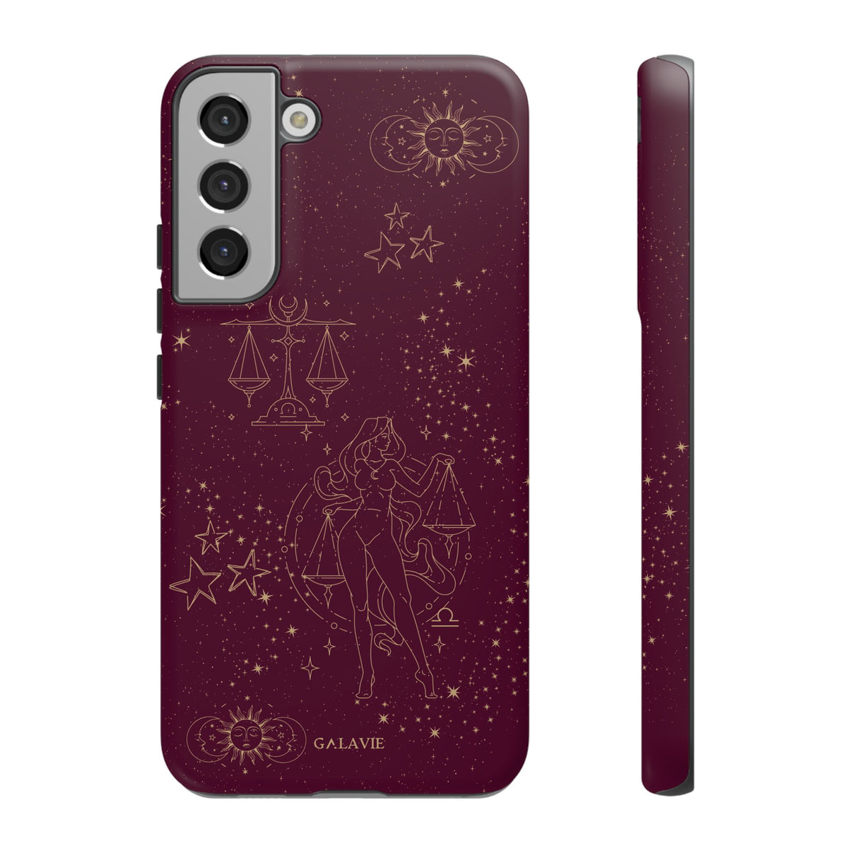 Libra Zodiac Phone Case – Merlot