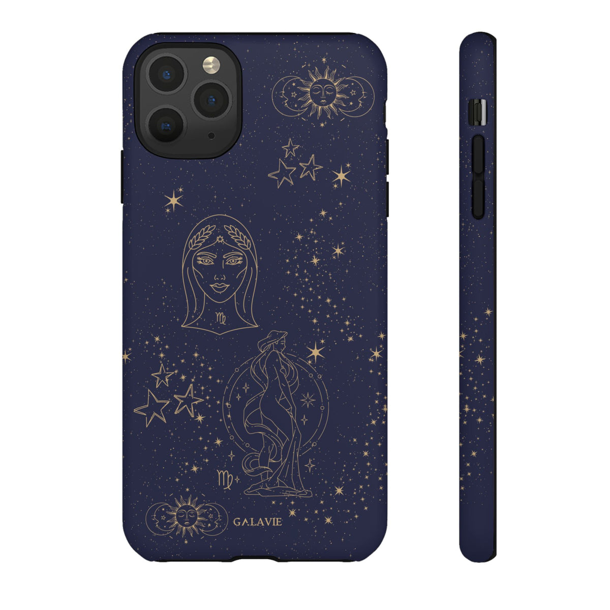 Virgo Zodiac Phone Case – Navy