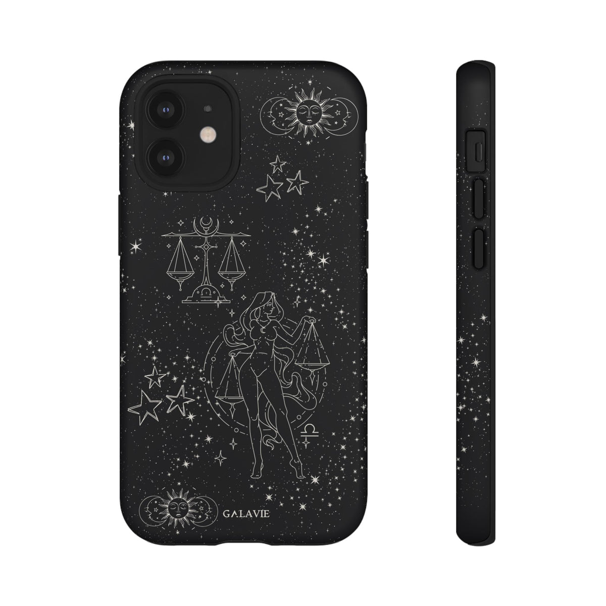 Libra Zodiac Phone Case – Noir