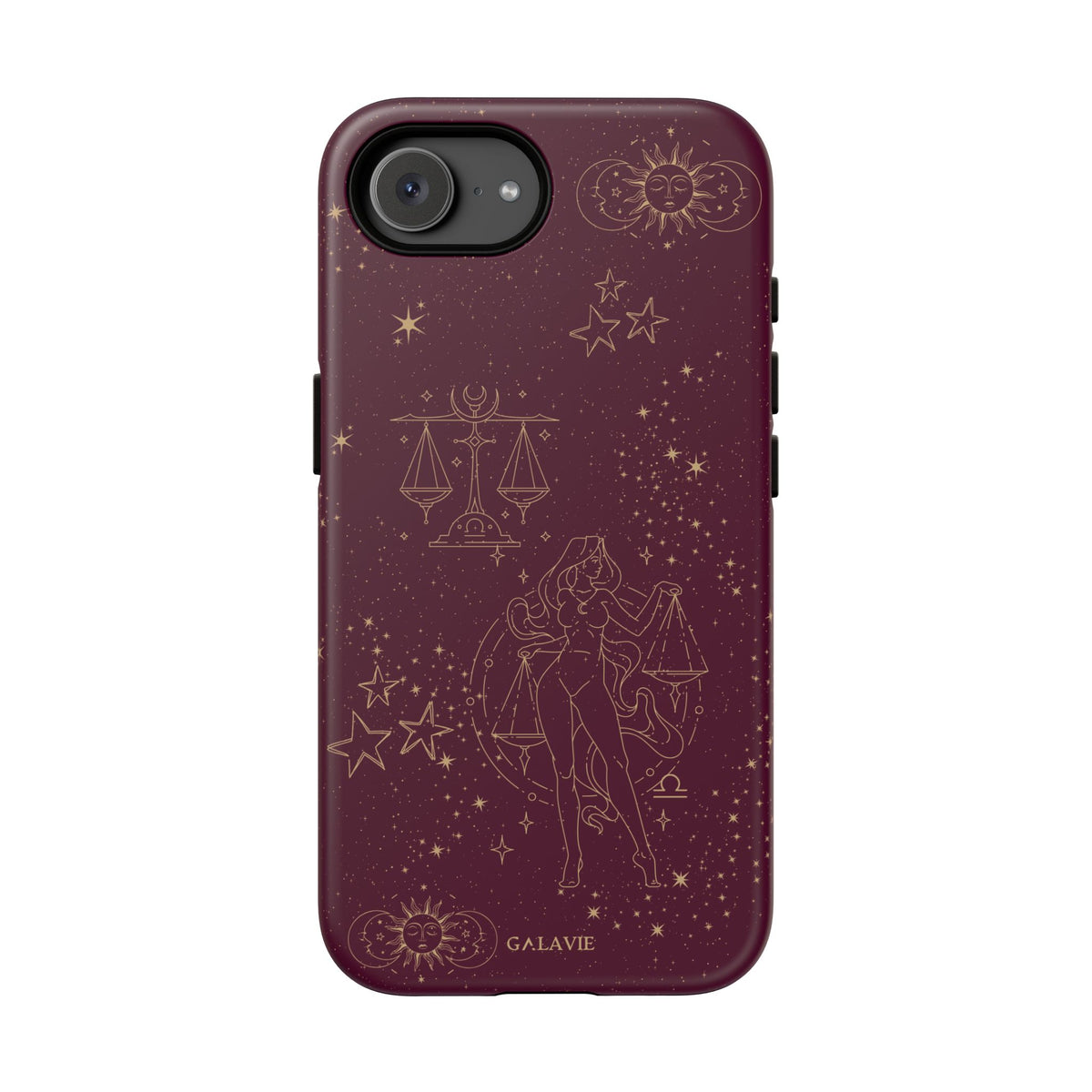 Libra Zodiac Phone Case – Merlot